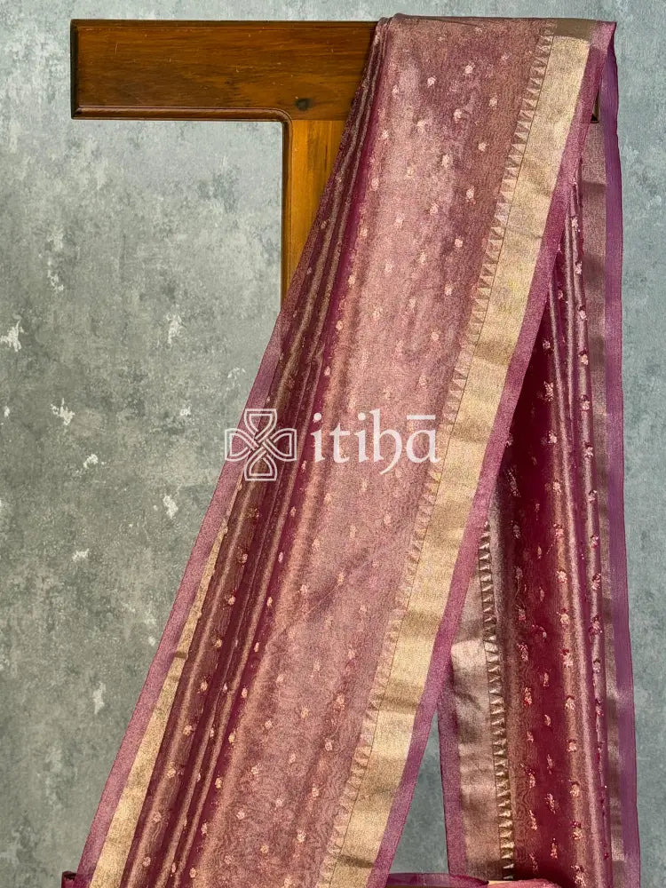 SEMI TISSUE ORGANZA BANARASI SAREE
