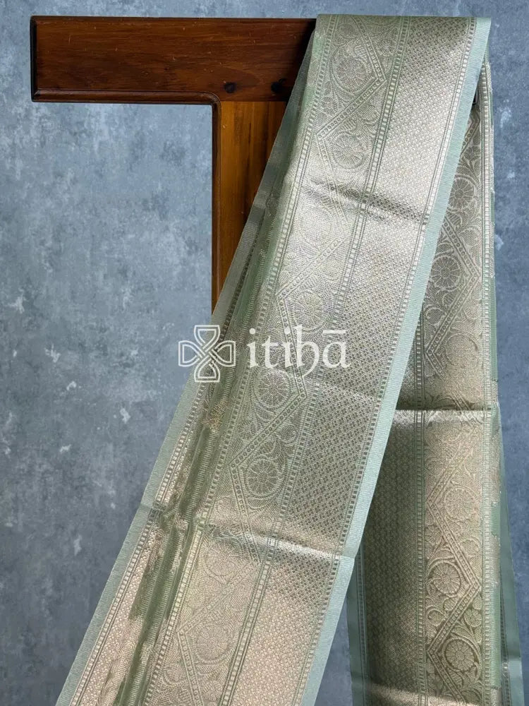 SEMI TISSUE ORGANZA JAAL BANARASI SAREE