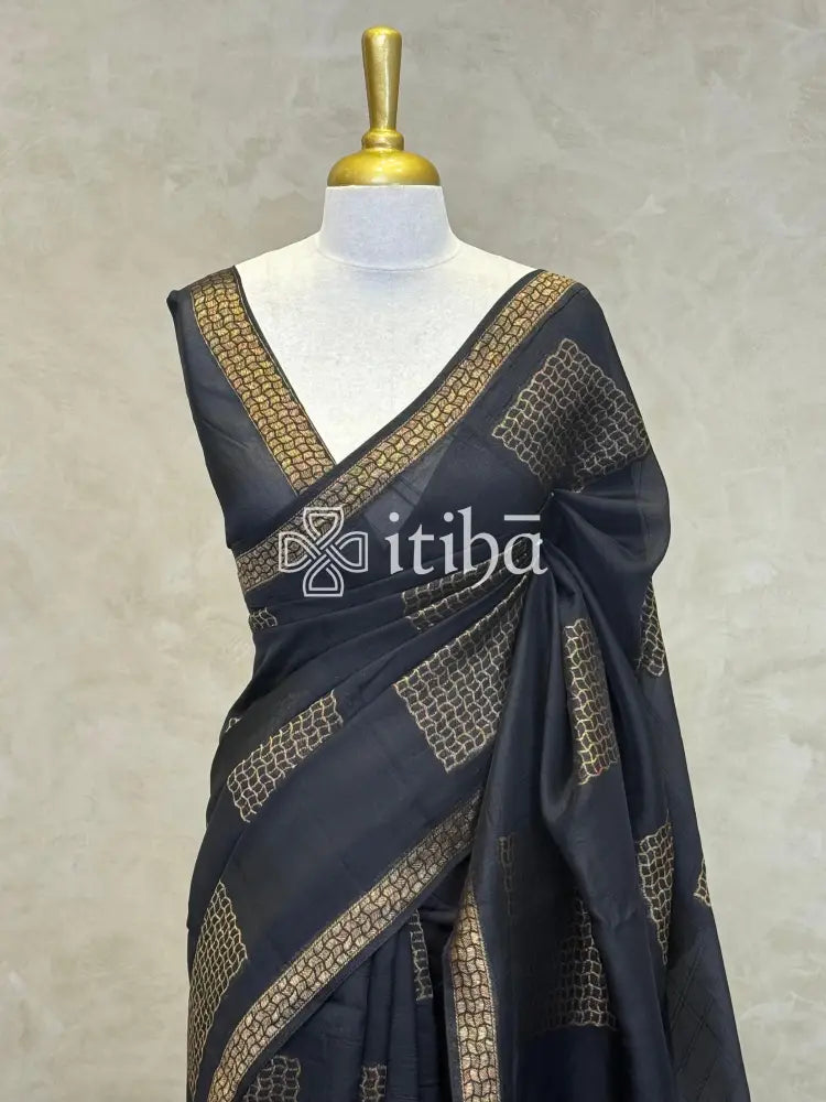 SEMI TUSSAR BANARASI SAREE