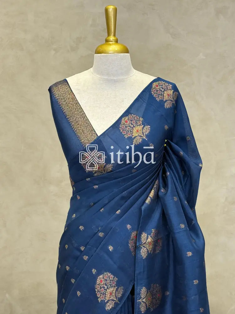 SEMI TUSSAR BANARASI SAREE