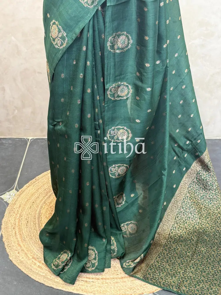SEMI TUSSAR BANARASI SAREE