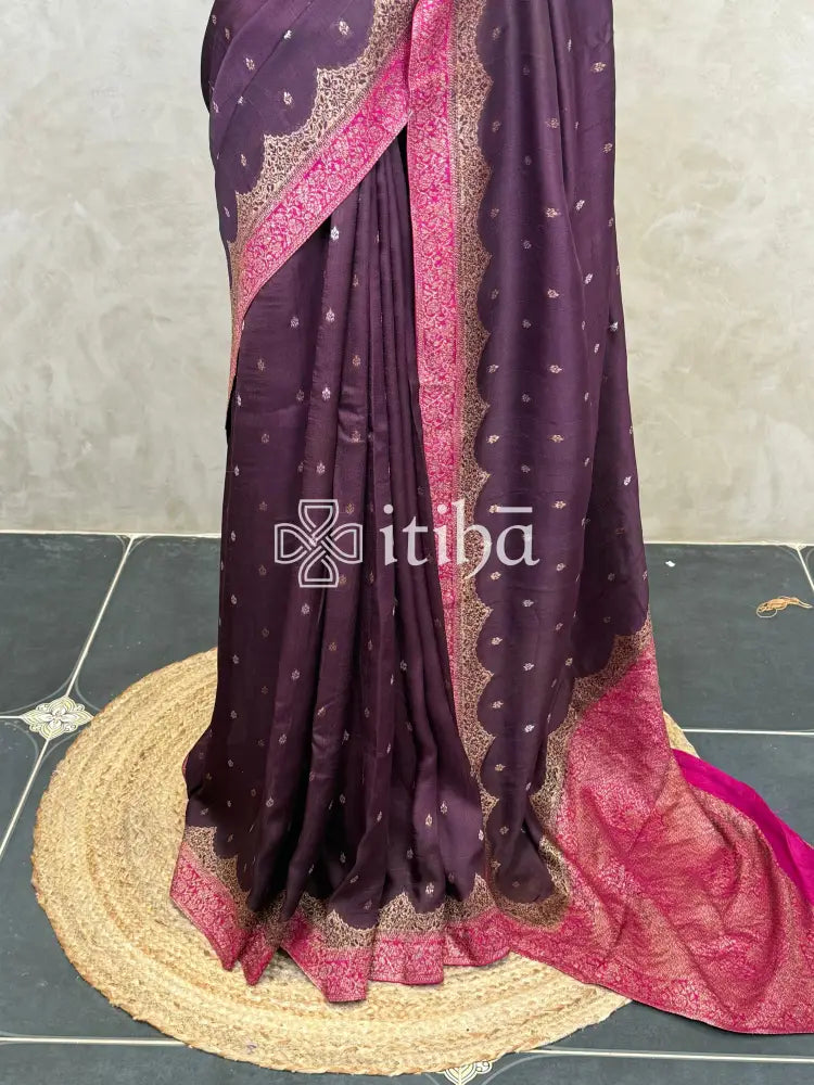 SEMI TUSSAR BANARASI SAREE