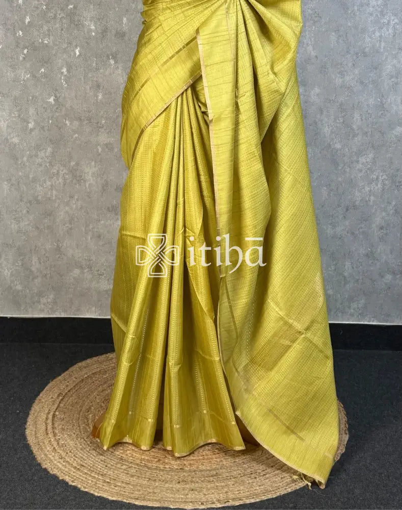 SEMI TUSSAR BANARASI SAREE