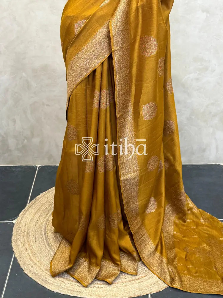 SEMI TUSSAR BANARASI SAREE