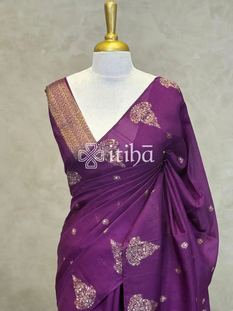 SEMI TUSSAR BANARASI SAREE