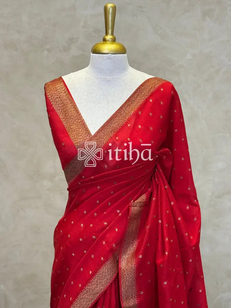 SEMI TUSSAR BANARASI SAREE