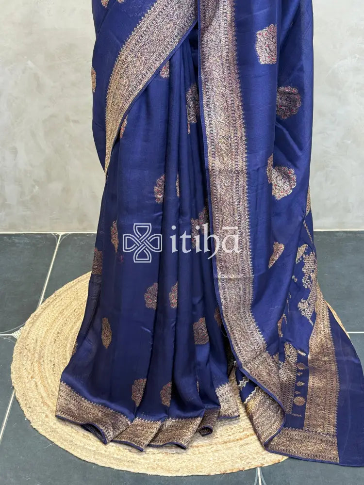 SEMI TUSSAR BANARASI SAREE