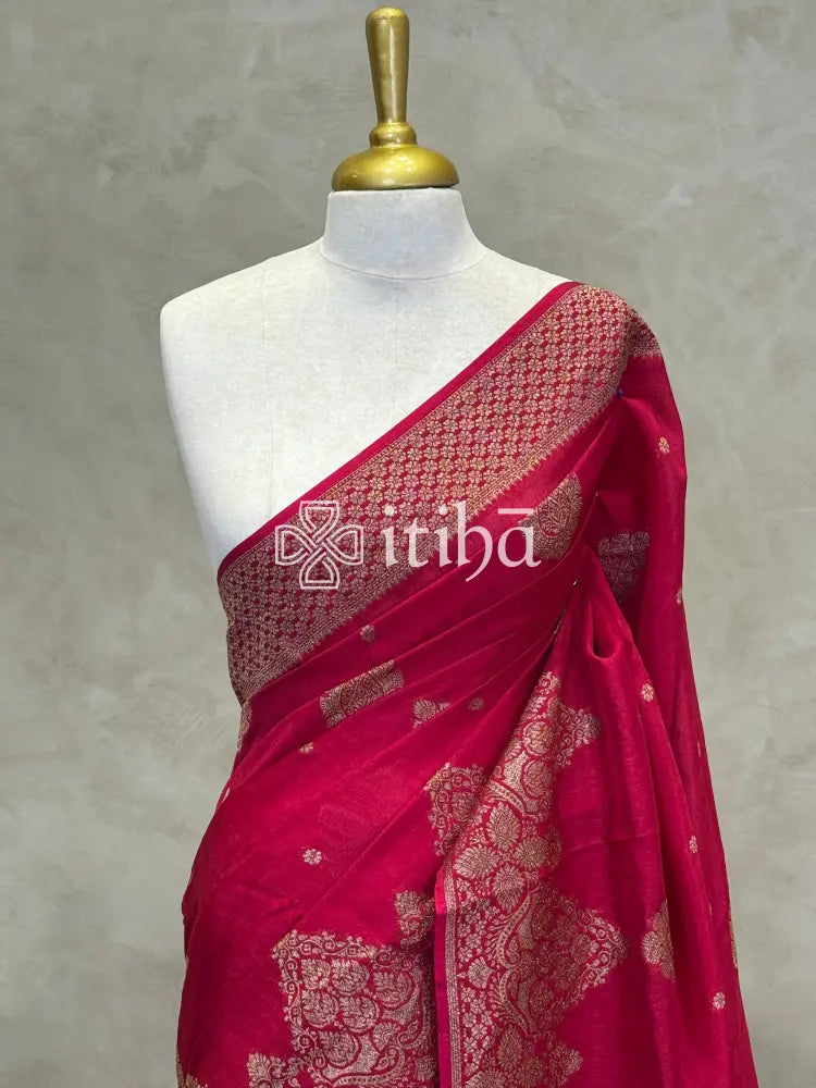 SEMI TUSSAR BANARASI SAREE