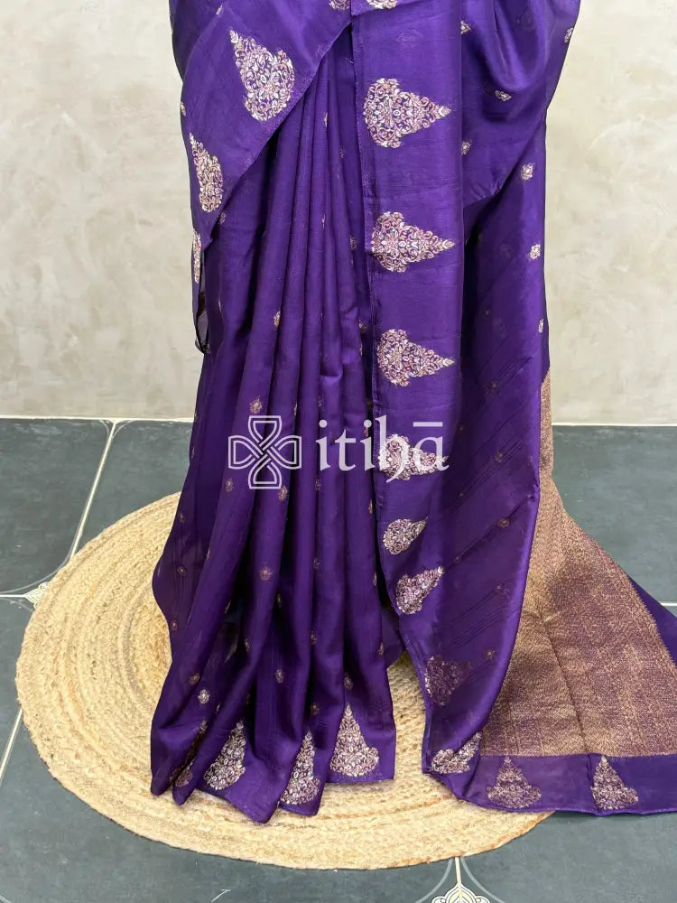 SEMI TUSSAR BANARASI SAREE