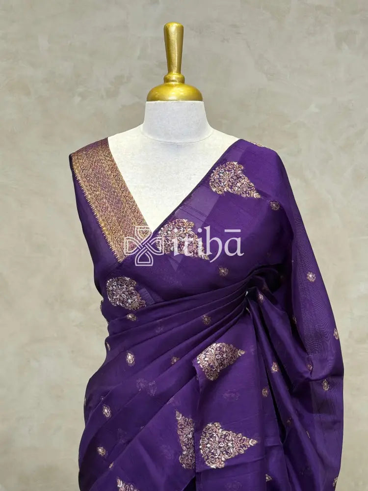 SEMI TUSSAR BANARASI SAREE