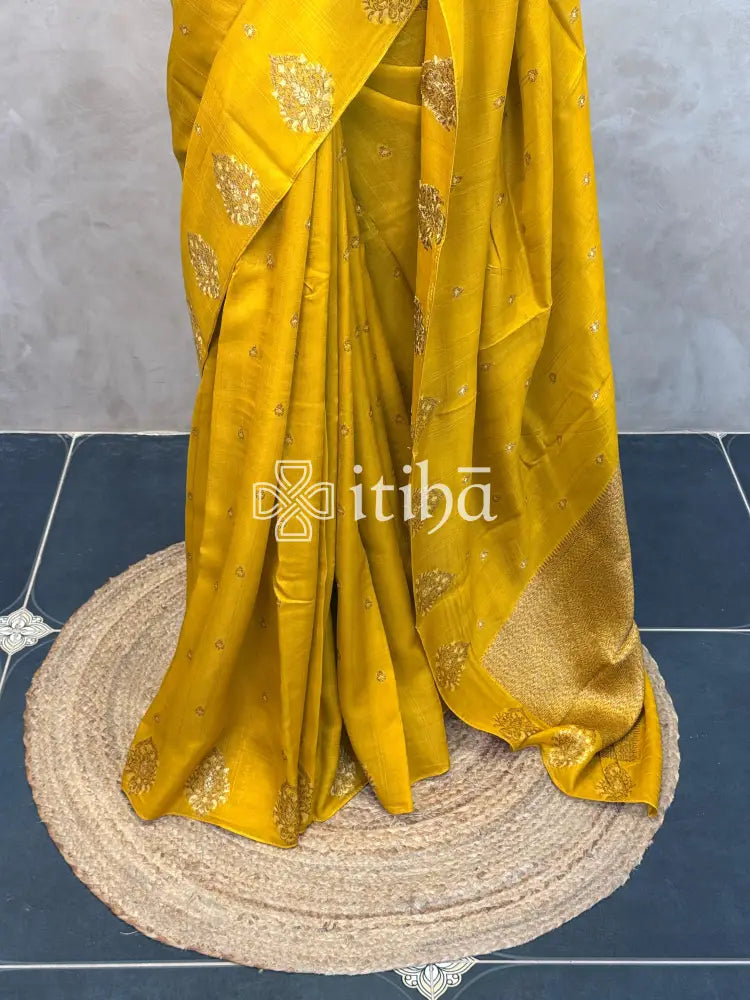SEMI TUSSAR BANARASI SAREE