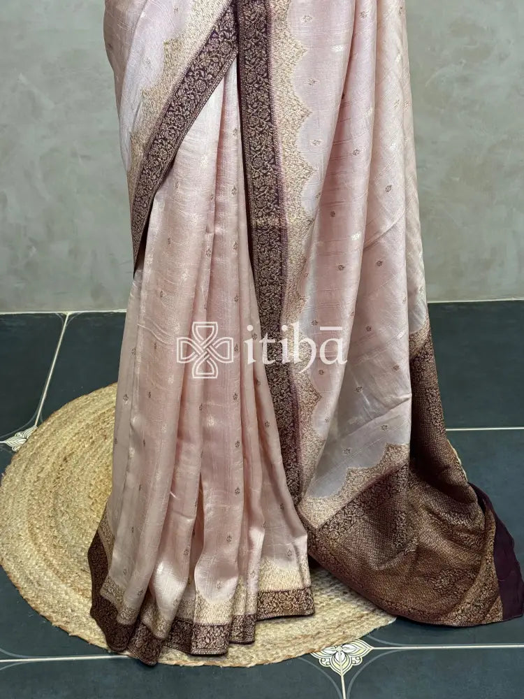 SEMI TUSSAR BANARASI SAREE