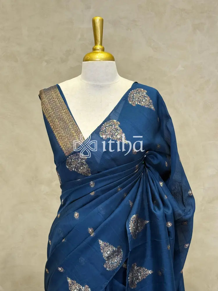 SEMI TUSSAR BANARASI SAREE
