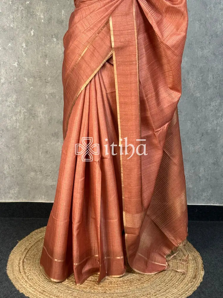 SEMI TUSSAR BANARASI SAREE