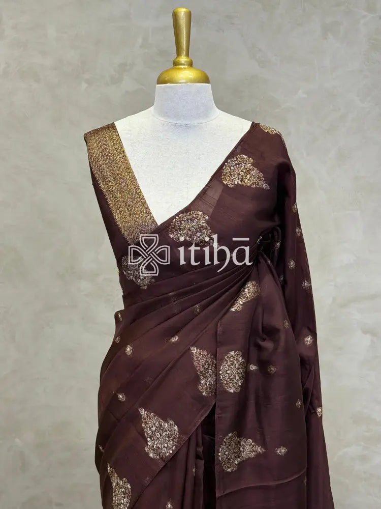 SEMI TUSSAR BANARASI SAREE