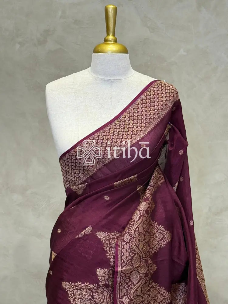 SEMI TUSSAR BANARASI SAREE