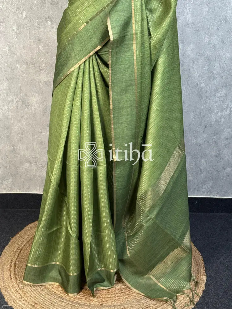 SEMI TUSSAR BANARASI SAREE