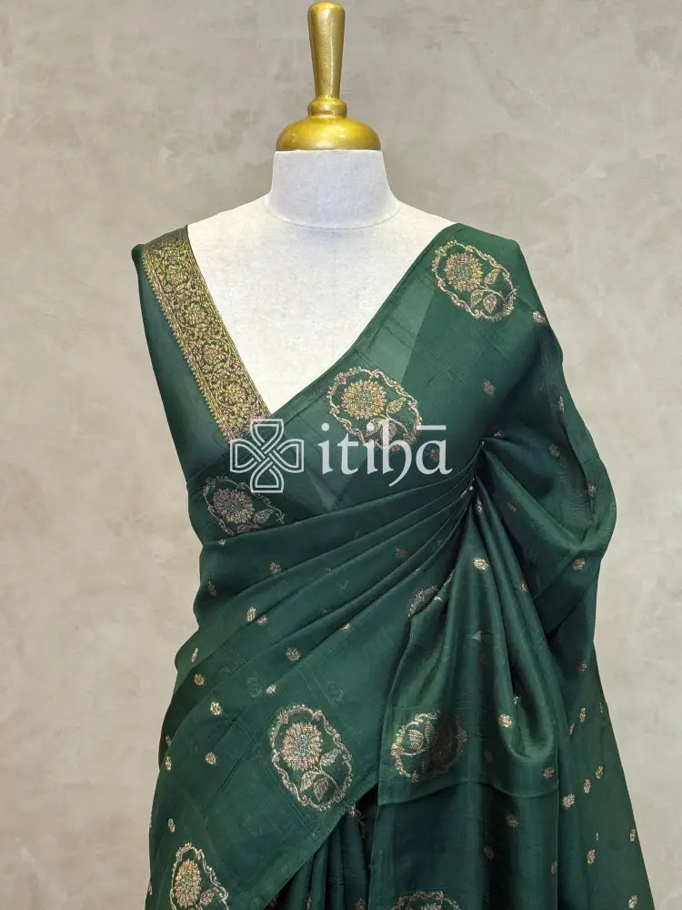 SEMI TUSSAR BANARASI SAREE