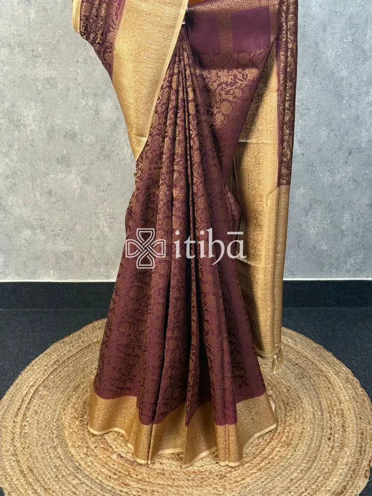 SEMI TUSSAR GEORGETTE BANARASI SAREE