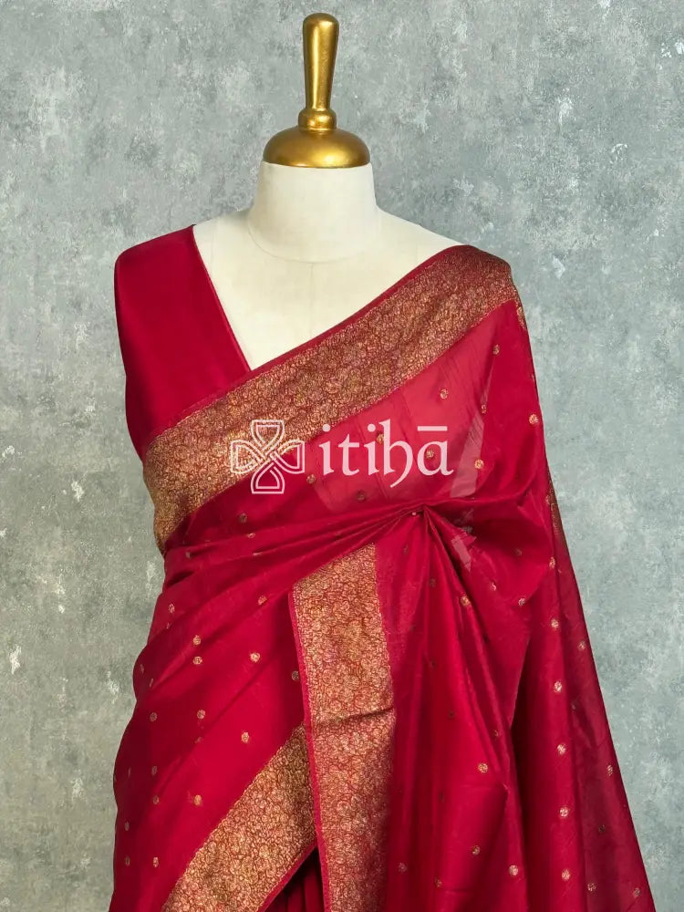 SEMI TUSSAR GEORGETTE BANARASI SAREE