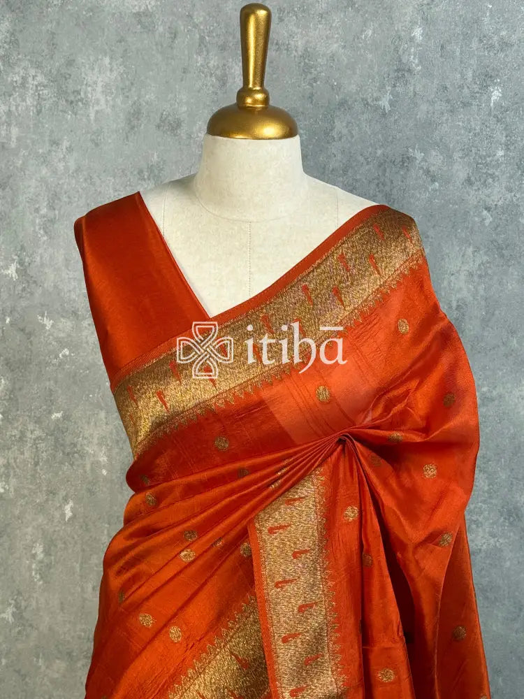 SEMI TUSSAR GEORGETTE BANARASI SAREE