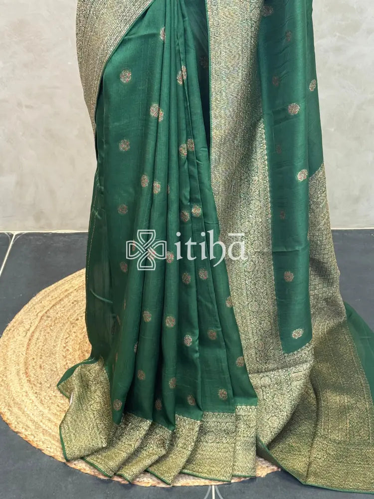 SEMI TUSSAR GEORGETTE BANARASI SAREE