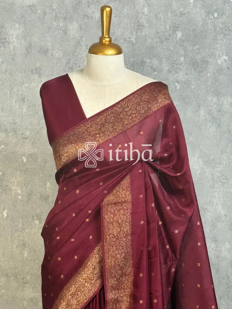 SEMI TUSSAR GEORGETTE BANARASI SAREE
