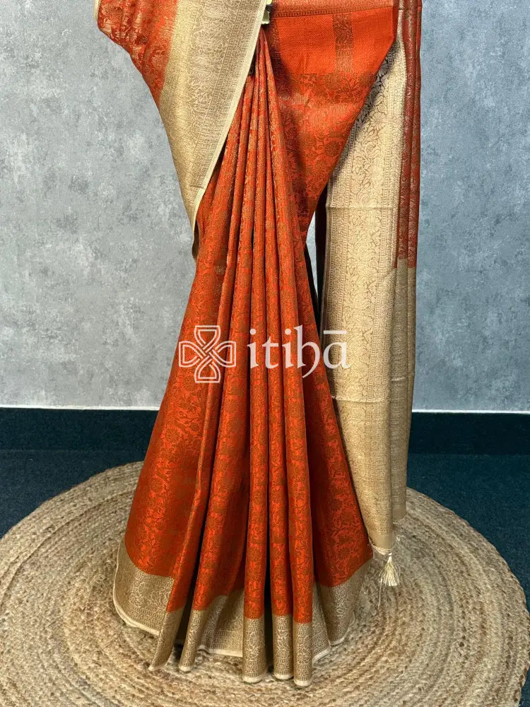 SEMI TUSSAR GEORGETTE BANARASI SAREE