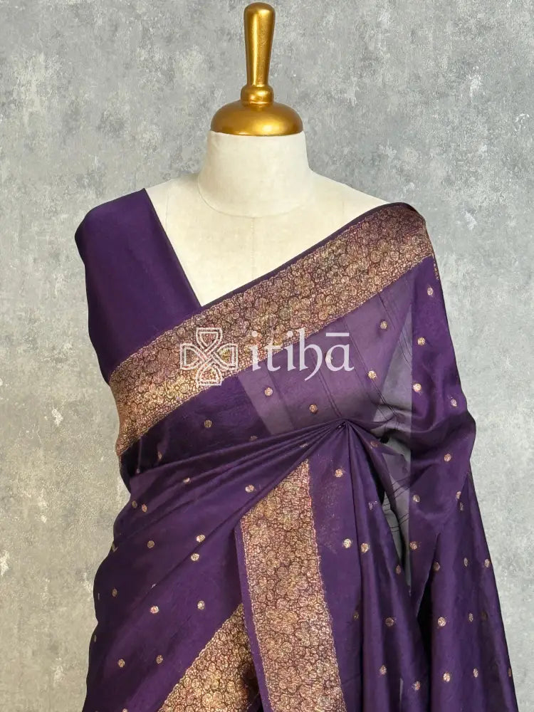 SEMI TUSSAR GEORGETTE BANARASI SAREE