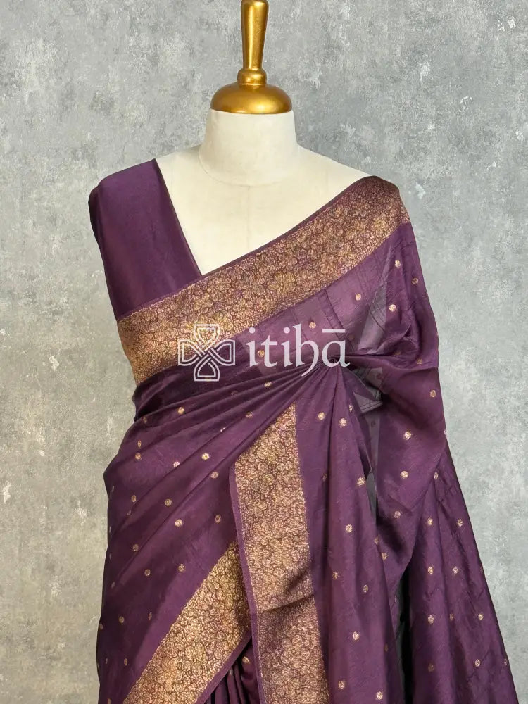 SEMI TUSSAR GEORGETTE BANARASI SAREE