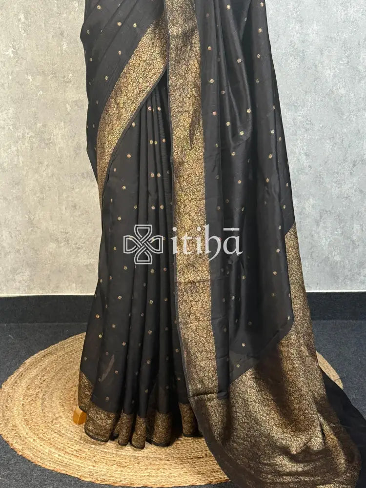 SEMI TUSSAR GEORGETTE BANARASI SAREE