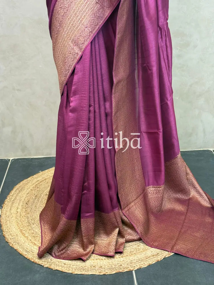 SEMI TUSSAR GEORGETTE BANARASI SAREE