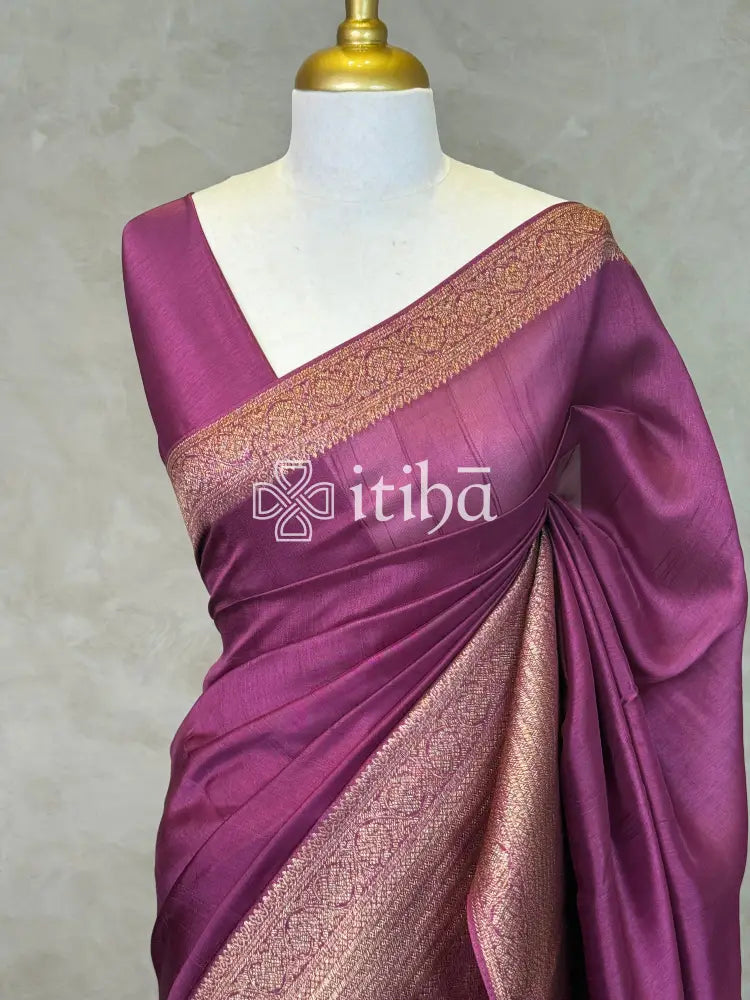 SEMI TUSSAR GEORGETTE BANARASI SAREE