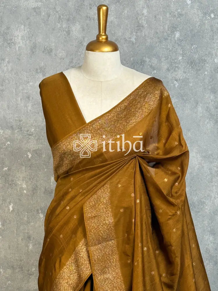 SEMI TUSSAR GEORGETTE BANARASI SAREE