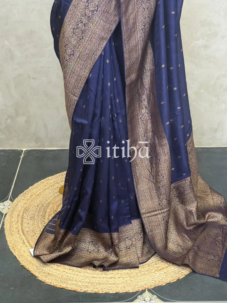 SEMI TUSSAR GEORGETTE BANARASI SAREE