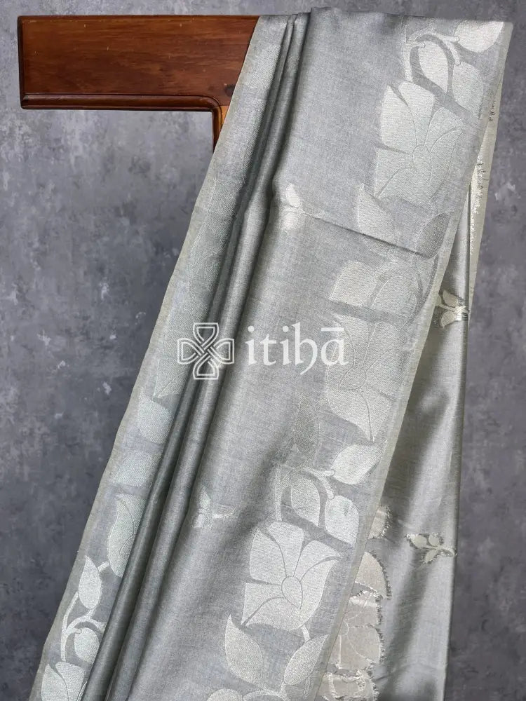 SEMI TUSSAR SILK WEAVING BANARASI SAREE