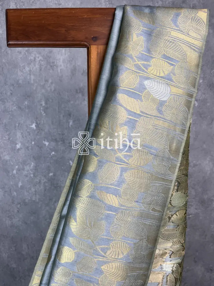 SEMI TUSSAR SILK WEAVING BANARASI SAREE
