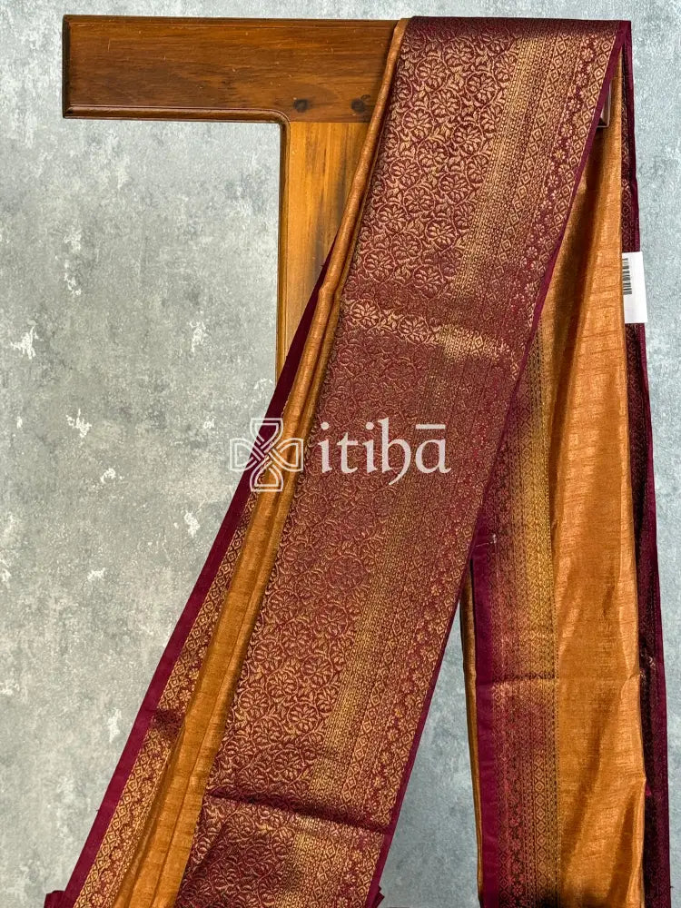SEMI TUSSAR WEAVING CONTRA BANARASI SAREE
