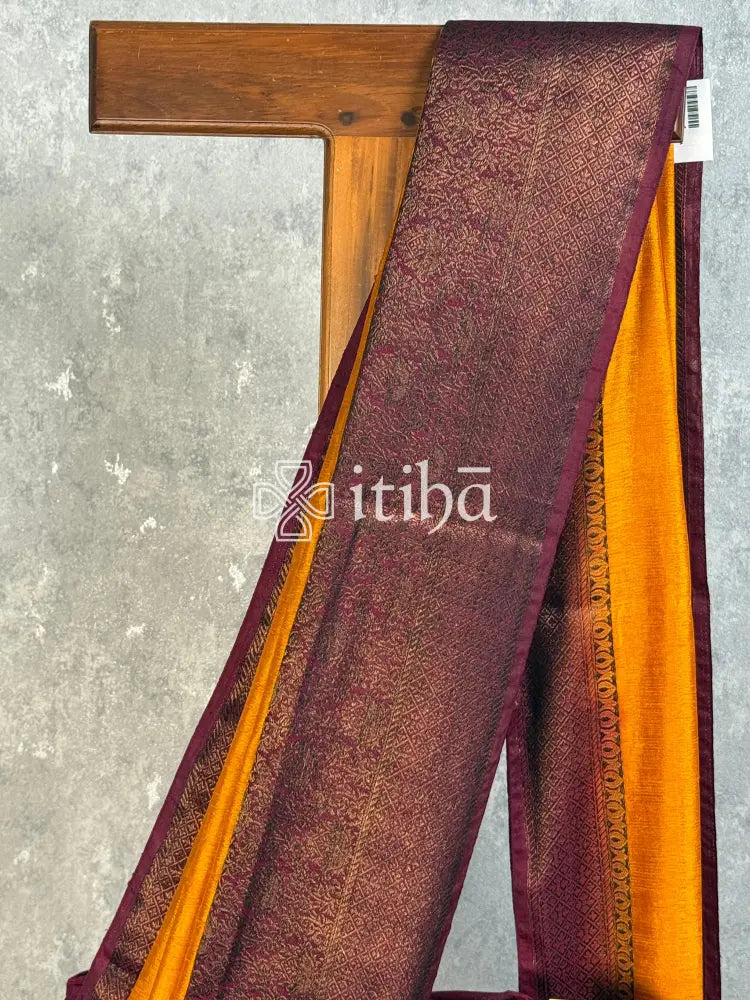 SEMI TUSSAR WEAVING CONTRA BANARASI SAREE
