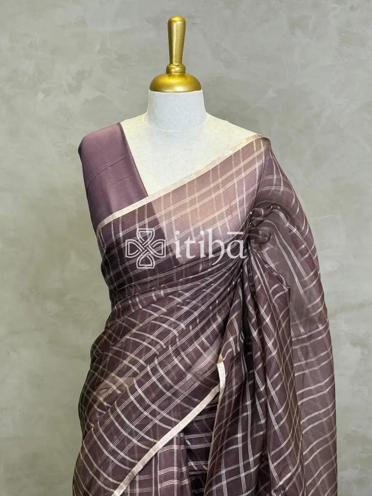 SILK ORGANZA BANARASI SAREE