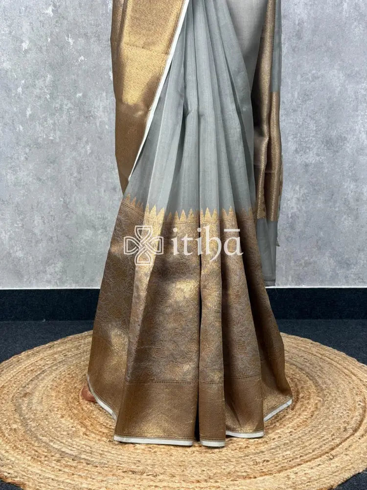 SILK ORGANZA BANARASI SAREE