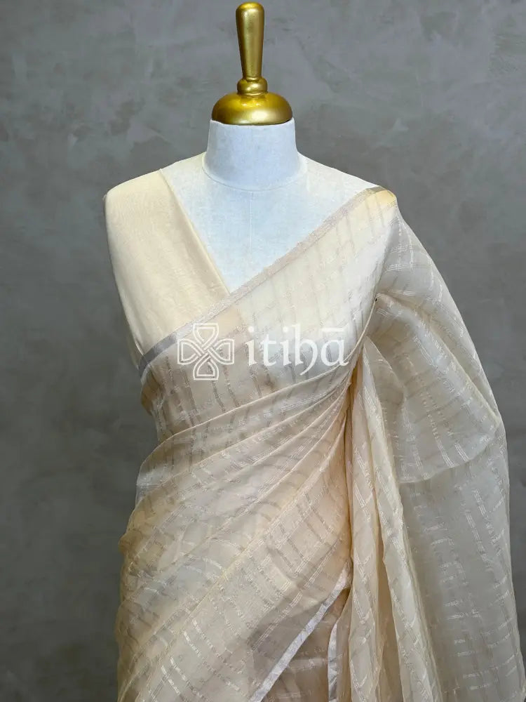 SILK ORGANZA BANARASI SAREE