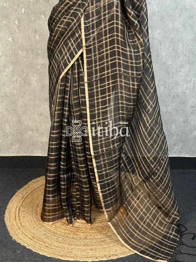 SILK ORGANZA BANARASI SAREE