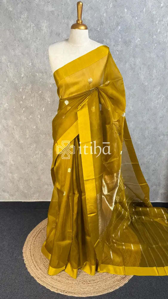SILK ORGANZA BANARASI SAREE