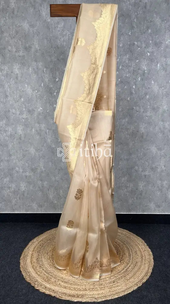 SILK ORGANZA BANARASI SAREE