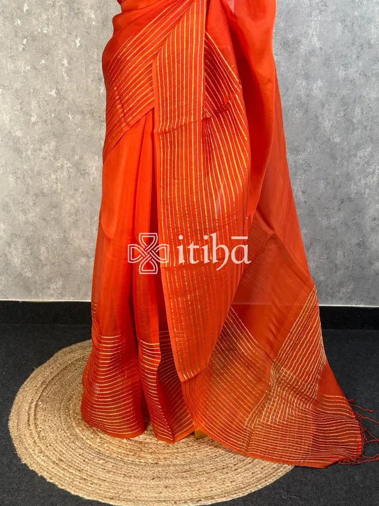 SILK ORGANZA BANARASI SAREE