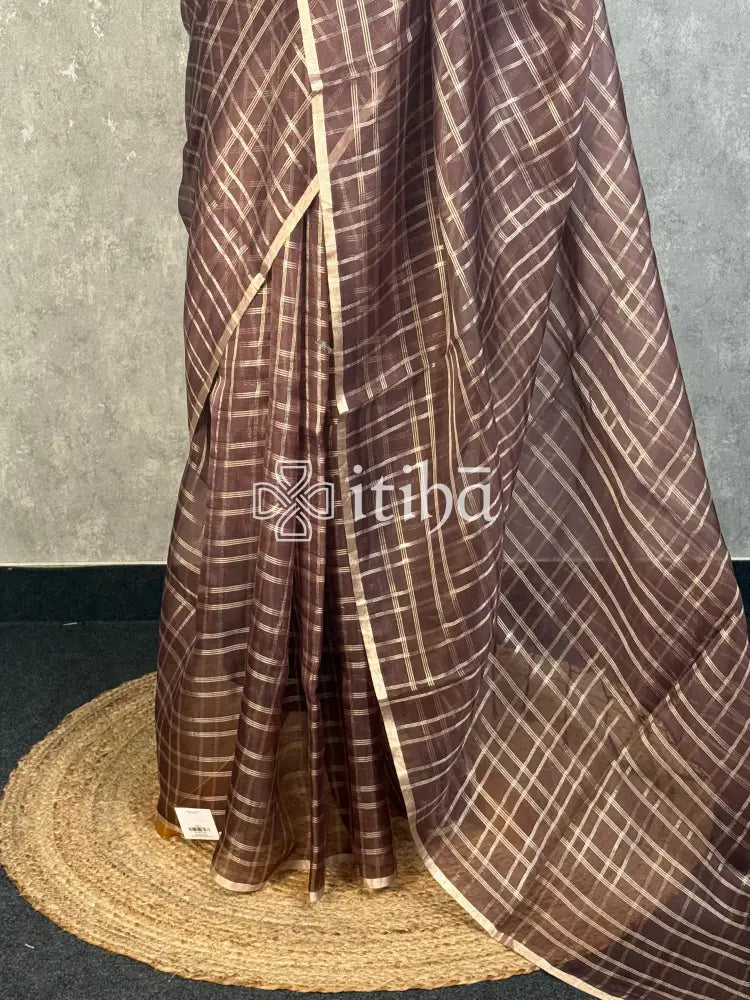 SILK ORGANZA BANARASI SAREE
