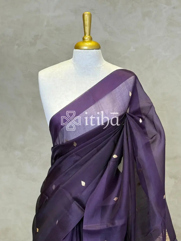 SILK ORGANZA HANDLOOM BANARASI SAREE