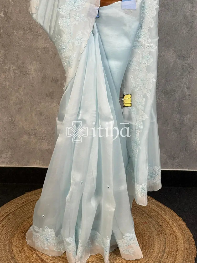 SILK ORGANZA SAREE