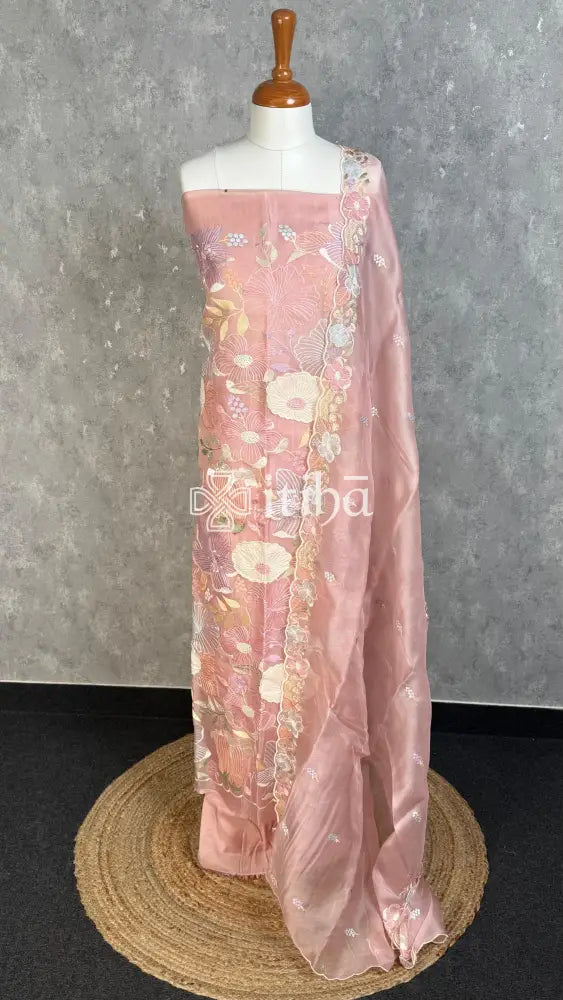 SILK ORGANZA SUIT